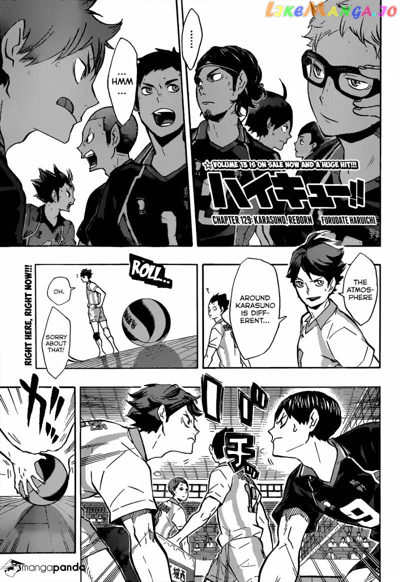 Haikyuu!!, Chapter 129 image 02